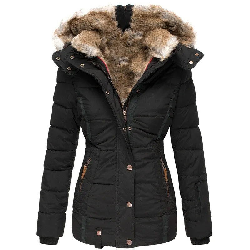 Aria | Luxe Fur-Lined Winter Coat